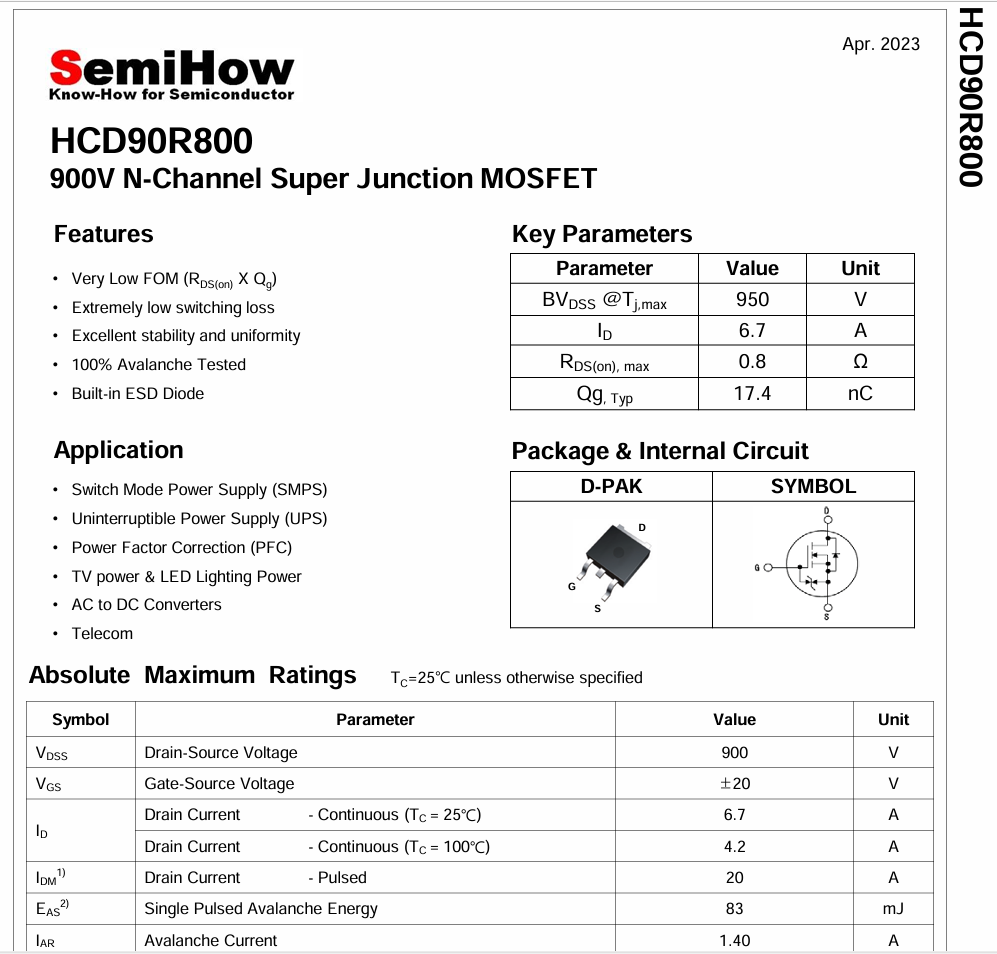 HCD905800